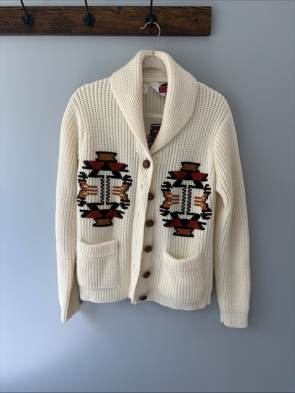 Western Ranch Cream Sweater